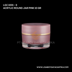 1001-3-ACRYLIC-ROUND-JAR-PINK-10-GR