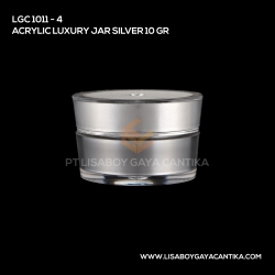 1011-4-ACRYLIC-LUXURY-JAR-SILVER-10-GR