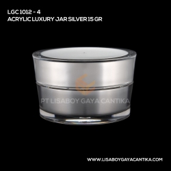 1012-4-ACRYLIC-LUXURY-JAR-SILVER-15-GR