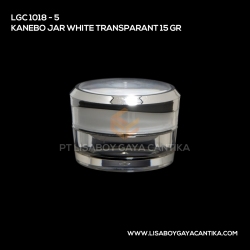 1018-5-KANEBO-JAR-WHITE-TRANSPARANT-10-GR