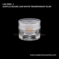 1023-1-ACRYLIC-ROUND-JAR-WHITE-TRANSPARANT-10-GR