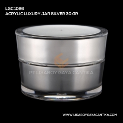 1026-ACRYLIC-LUXURY-JAR-SILVER-30-GR