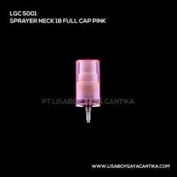 5001-SPRAYER-NECK-18-FULL-CAP-PINK