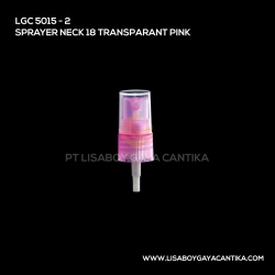 5015-2-SPRAYER-NECK-18-TRANSPARANT-PINK