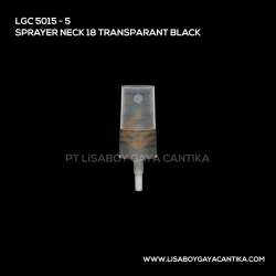5015-5-SPRAYER-NECK-18-TRANSPARANT-BLACK