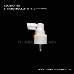 5017-12-SPRAYER-NECK-24-WHITE-long-nozzle