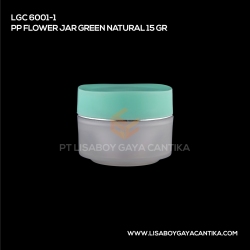 LGC-6001-1-PP-FLOWER-JAR-GREEN-NATURAL-15-GR