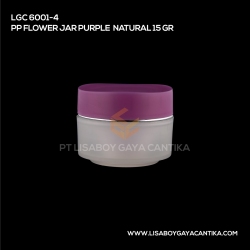 LGC-6001-4-PP-FLOWER-JAR-PURPLE-NATURAL-15-GR